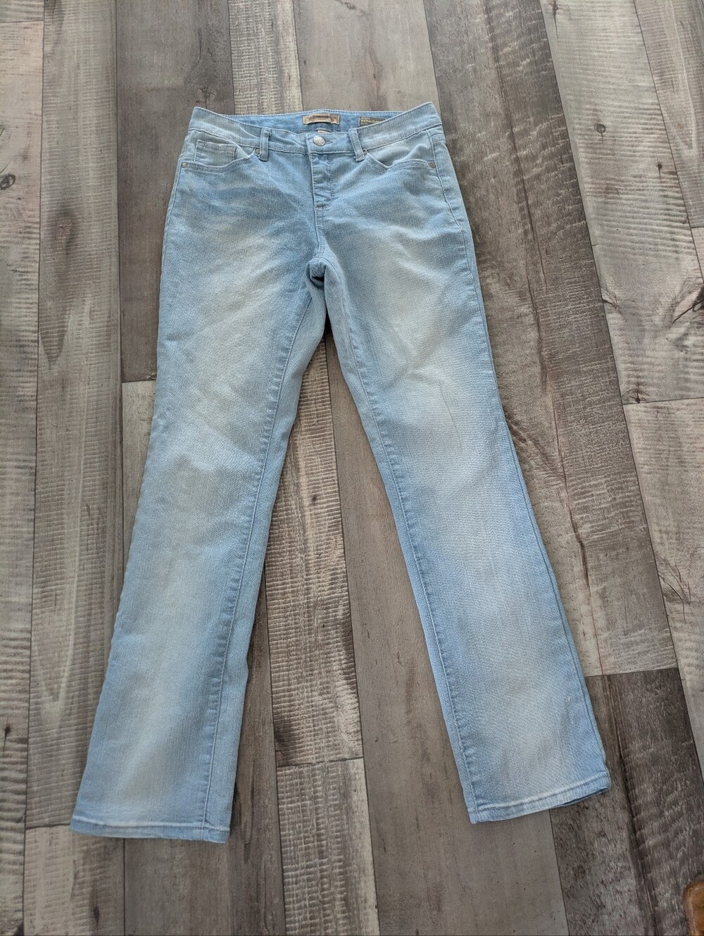 Vintage America Blues Boho Straight Jeans Size 8/29 Women's Light Wash Denim